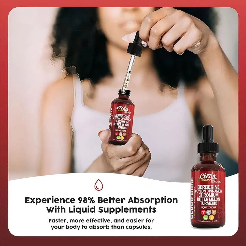 GlucoGo Liquid Drops - For Glucose Levels Support
