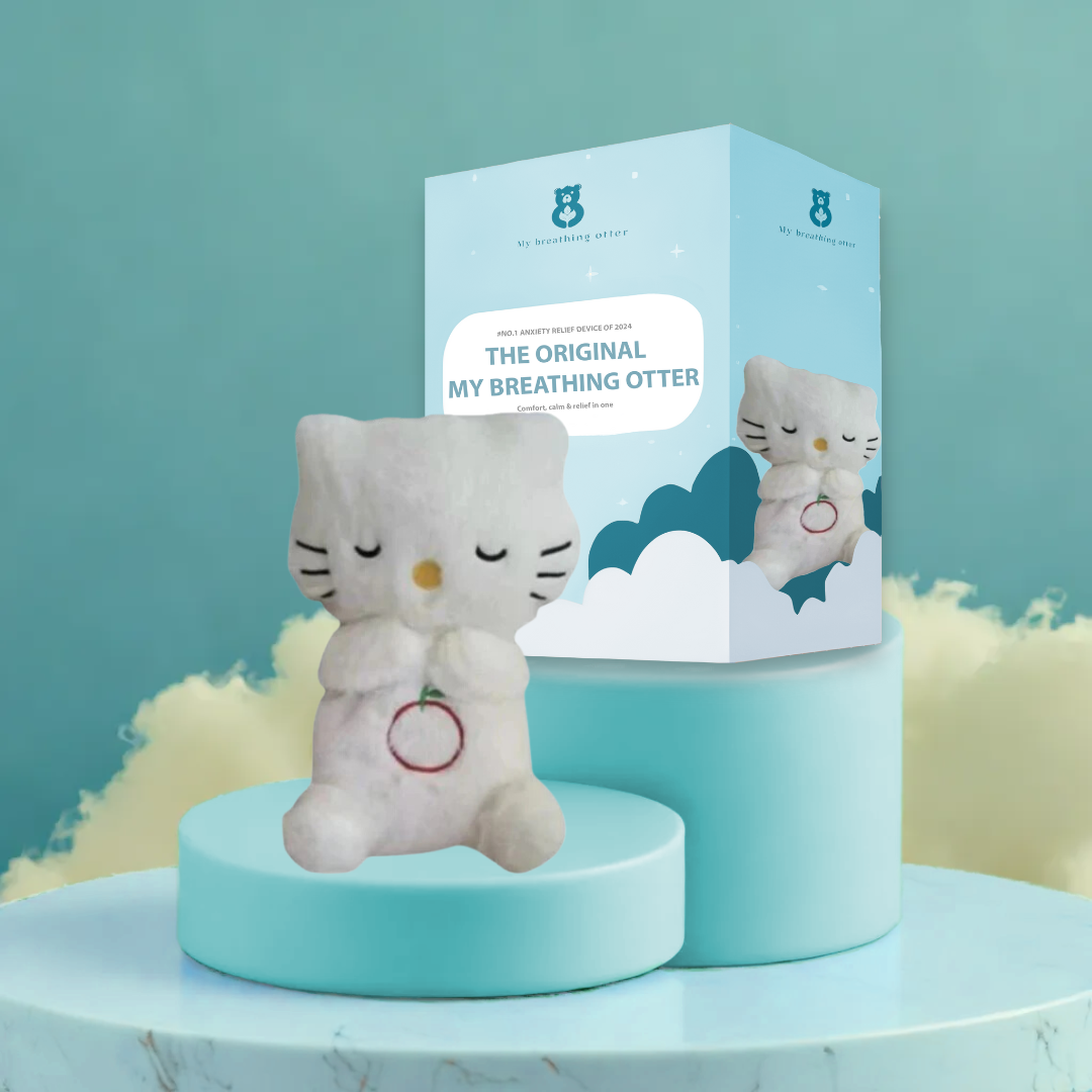 Breathing Otter – Interactive Plush Toy with Gentle Rhythmic Motion