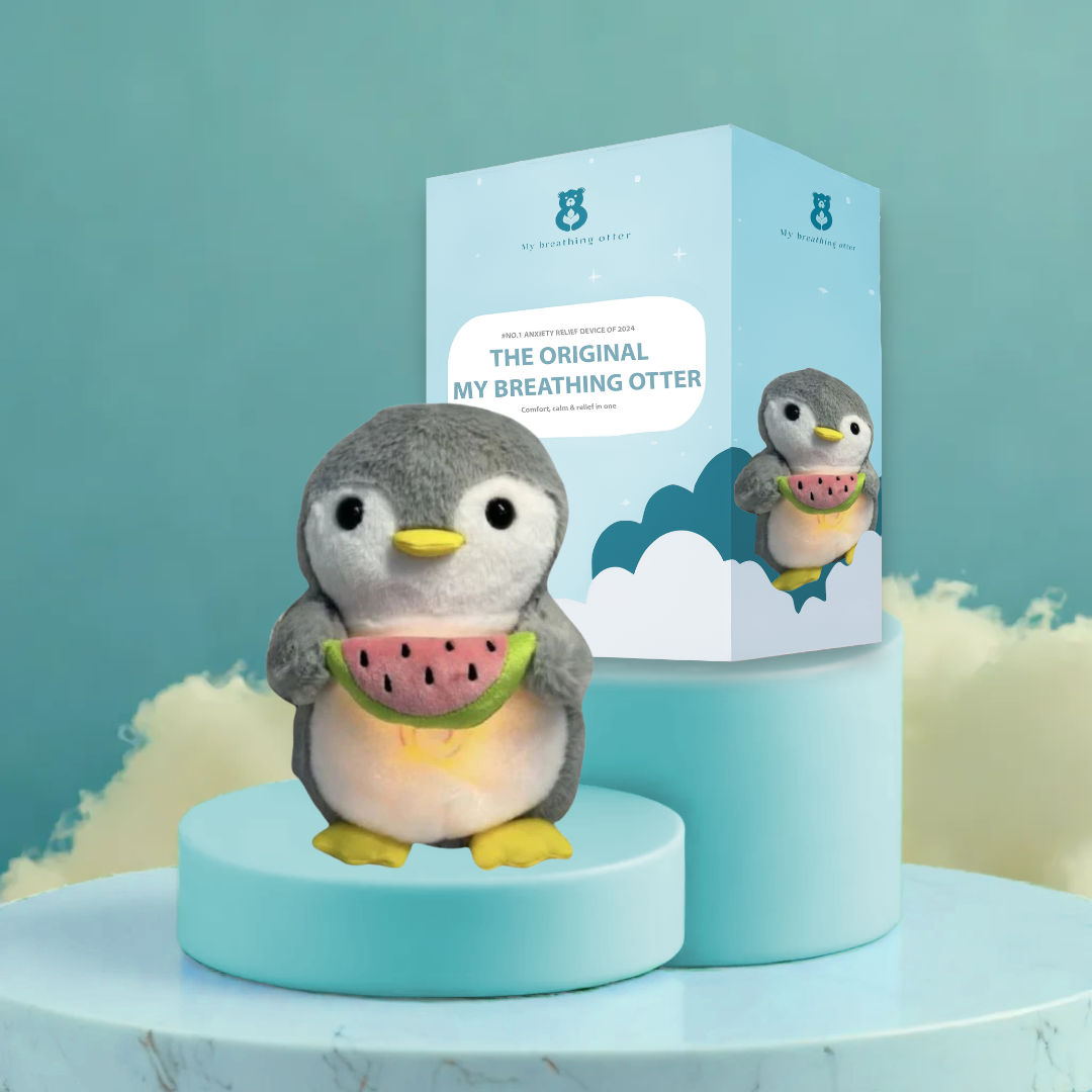 Breathing Otter – Interactive Plush Toy with Gentle Rhythmic Motion