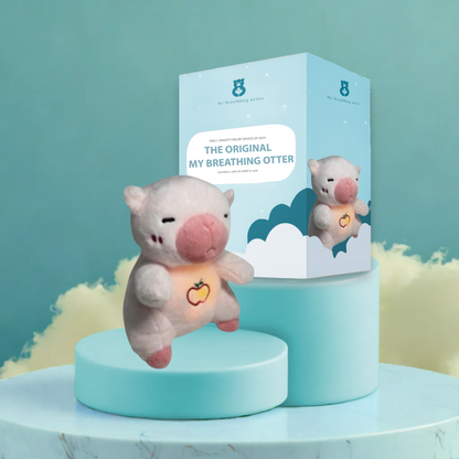 Breathing Otter – Interactive Plush Toy with Gentle Rhythmic Motion