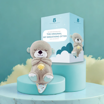 Breathing Otter – Interactive Plush Toy with Gentle Rhythmic Motion