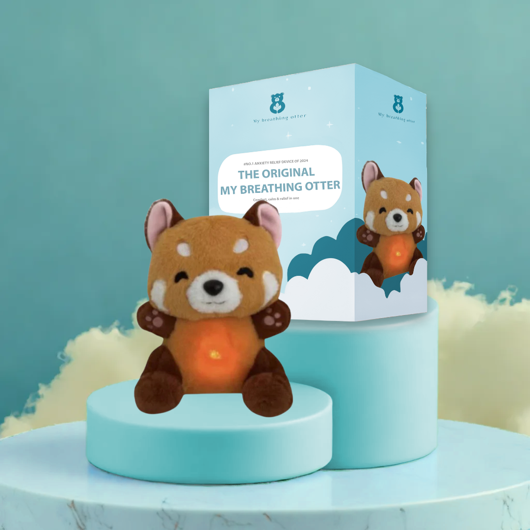 Breathing Otter – Interactive Plush Toy with Gentle Rhythmic Motion