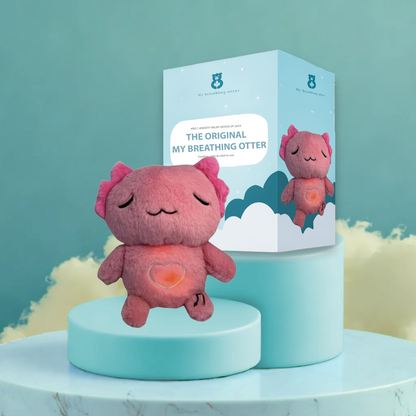 Breathing Otter – Interactive Plush Toy with Gentle Rhythmic Motion