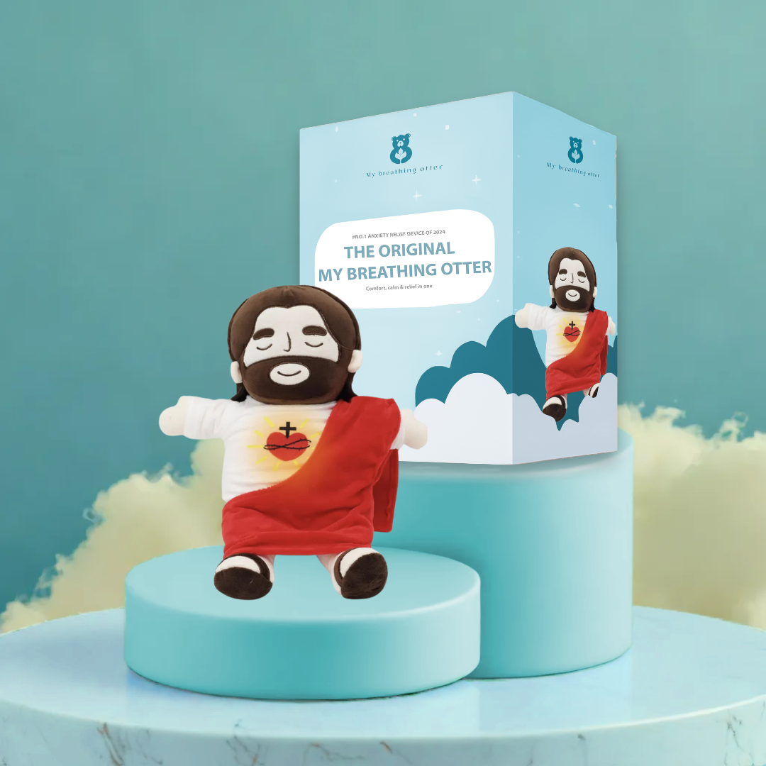 Breathing Otter – Interactive Plush Toy with Gentle Rhythmic Motion