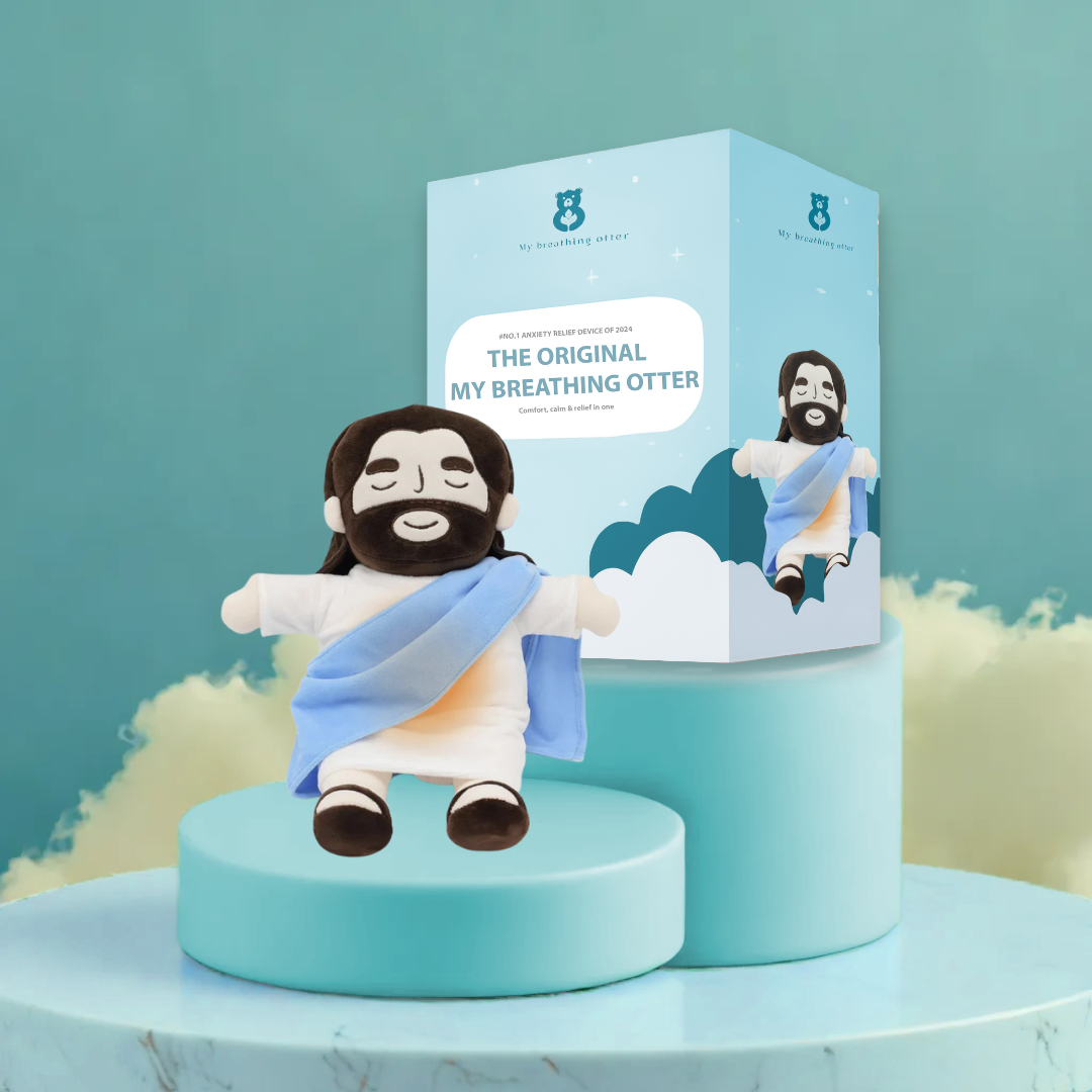 Breathing Otter – Interactive Plush Toy with Gentle Rhythmic Motion