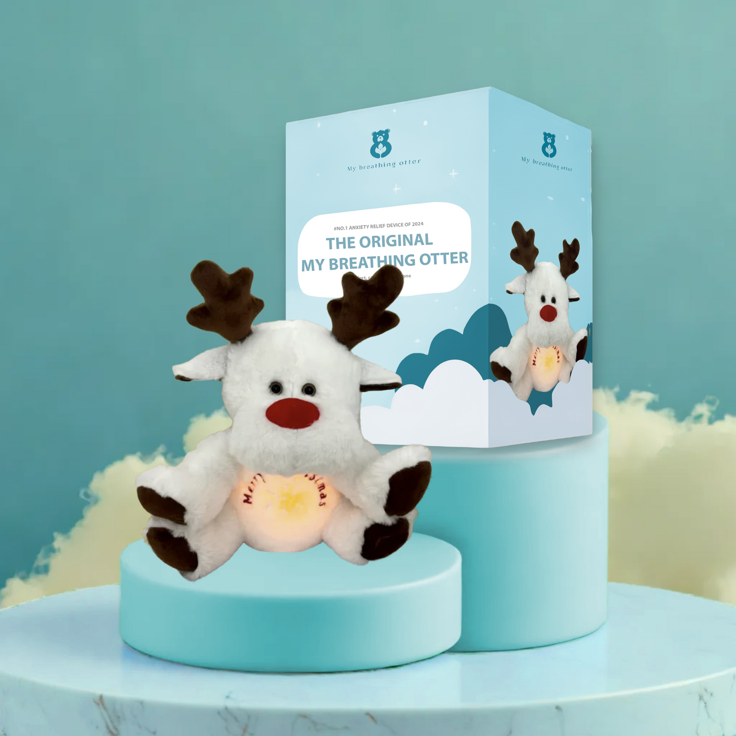 Breathing Otter – Interactive Plush Toy with Gentle Rhythmic Motion