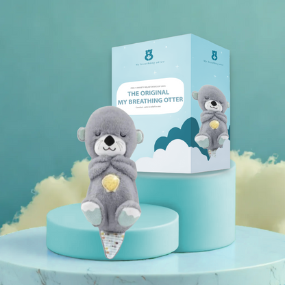 Breathing Otter – Interactive Plush Toy with Gentle Rhythmic Motion