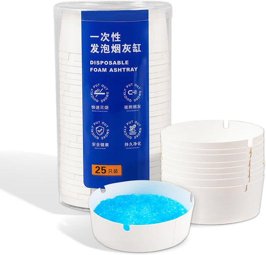 Disposable Ashtray - No Mess Gel Technology