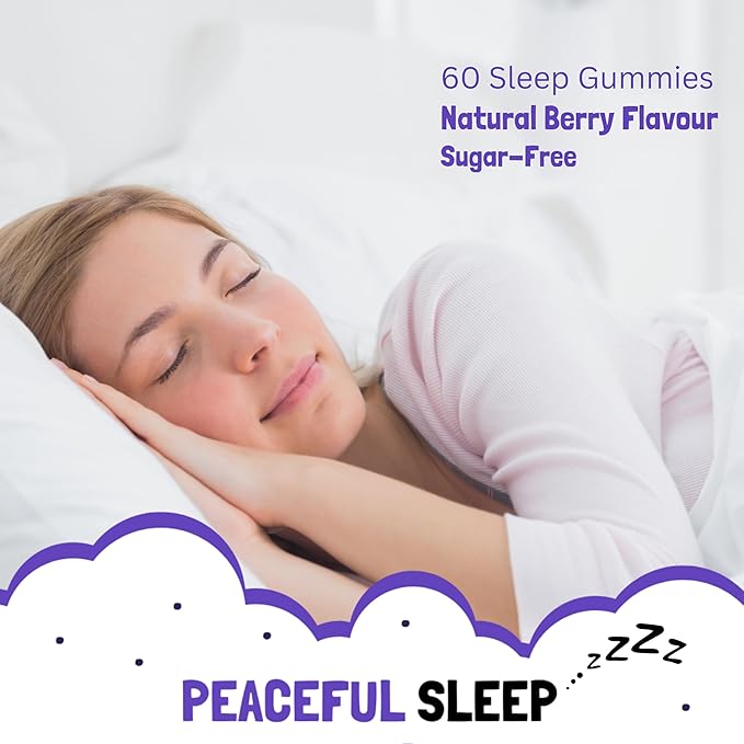 Sugar Free Sleep Gummies – Natural Nighttime Relaxation Support