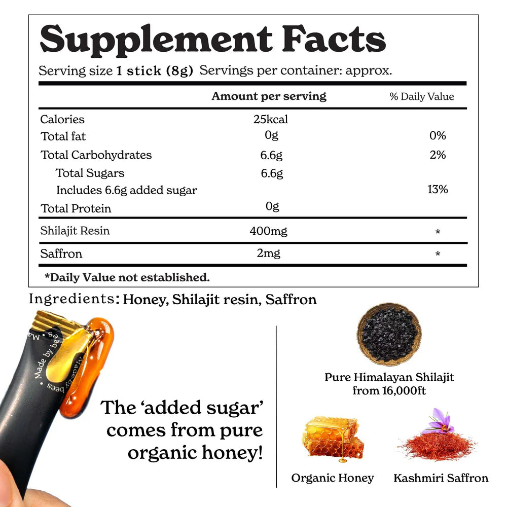 Himalayan Shi-lajit Honey Sticks