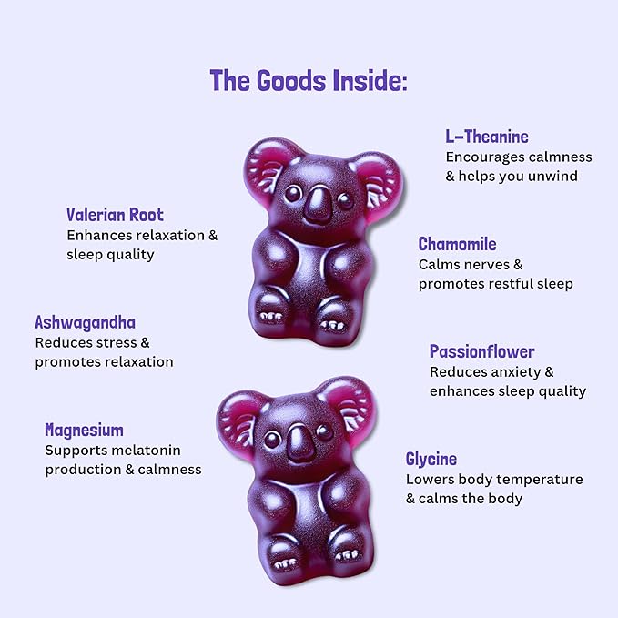 Sugar Free Sleep Gummies – Natural Nighttime Relaxation Support