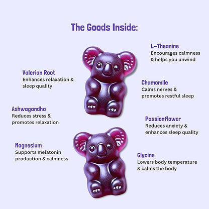 Sugar Free Sleep Gummies – Natural Nighttime Relaxation Support