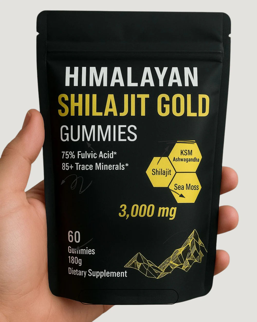 Himayalan Shilajit Gold Gummies – Natural Mineral & Wellness Support