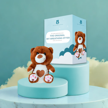 Breathing Otter – Interactive Plush Toy with Gentle Rhythmic Motion