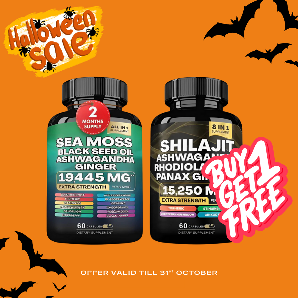 Shilajit & Sea Moss Bundle – Natural Mineral and Wellness Support