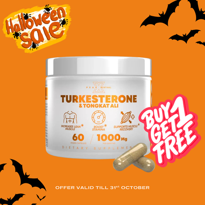 Turkesterone & Tongkat Ali Capsules – Natural Botanical Wellness Support