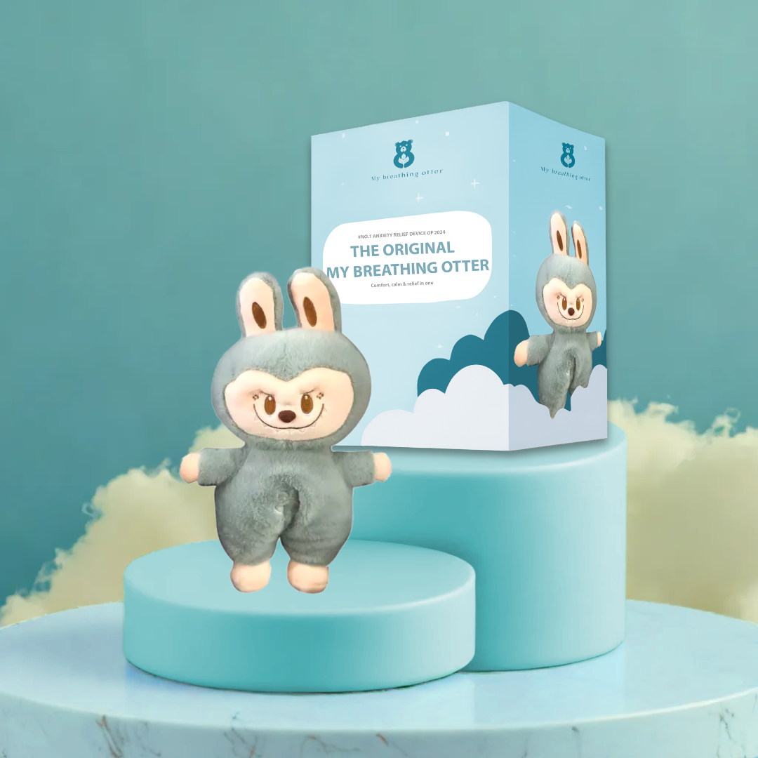 Breathing Otter – Interactive Plush Toy with Gentle Rhythmic Motion