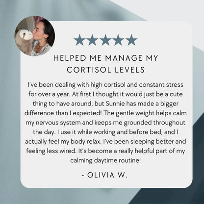 Weighted Animal Plush Toy – Soft, Huggable Comfort Companion