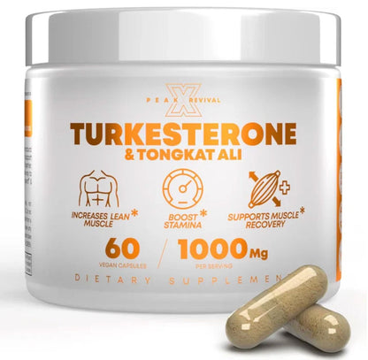 Turkesterone & Tongkat Ali – Testosterone Capsules