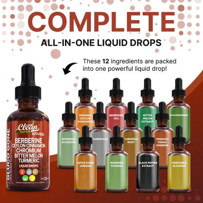 GlucoGo Liquid Drops - For Glucose Levels Support
