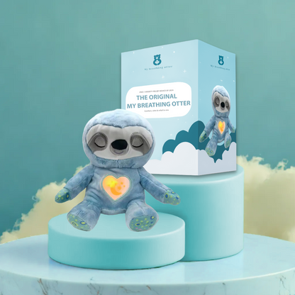 Breathing Otter – Interactive Plush Toy with Gentle Rhythmic Motion