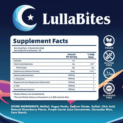 Lulla Bites Sleep Gummies
