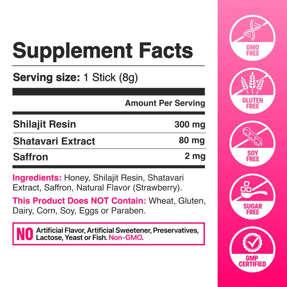 Women's She-Lajit Honey Sticks