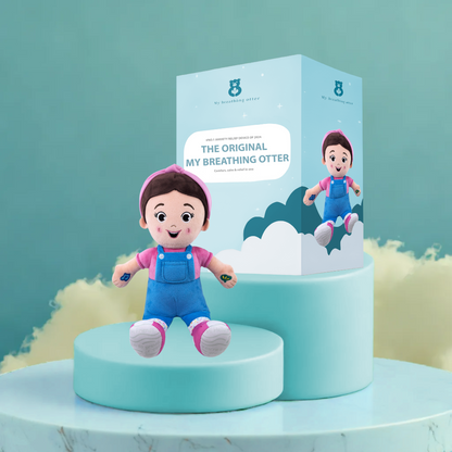 Breathing Otter – Interactive Plush Toy with Gentle Rhythmic Motion