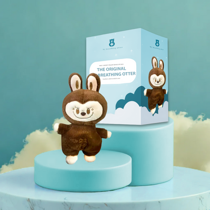 Breathing Otter – Interactive Plush Toy with Gentle Rhythmic Motion