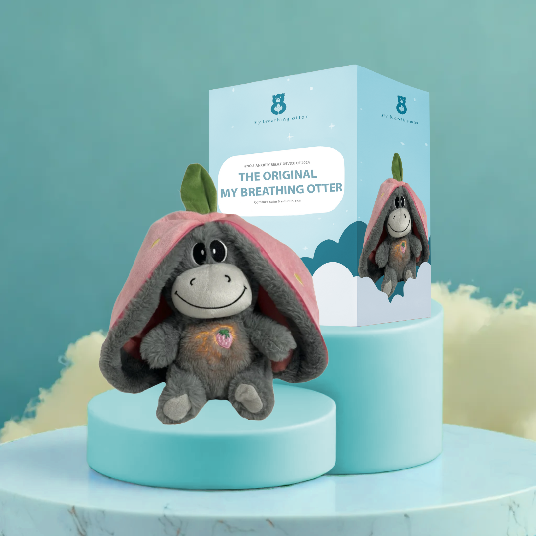 Breathing Otter – Interactive Plush Toy with Gentle Rhythmic Motion