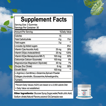 NutroNest Heightener Gummies